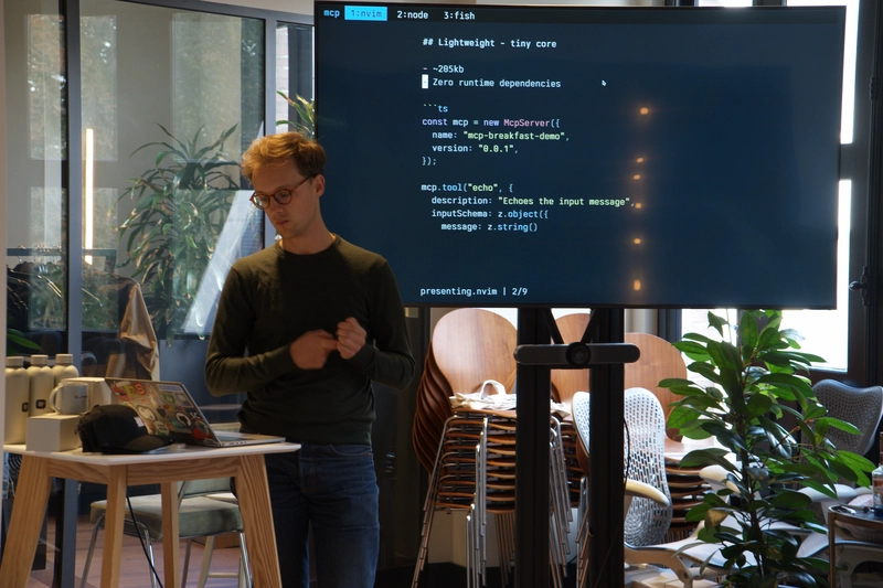 Laurynas demoing mcp-lite