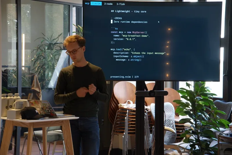 Laurynas demoing mcp-lite